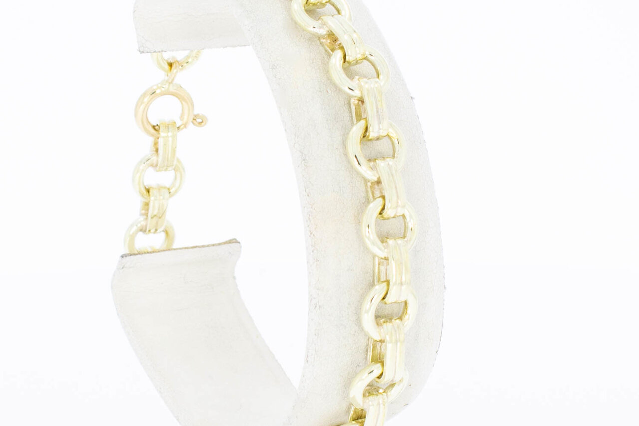 14 Karaat Jasseron armband - 20,2 cm
