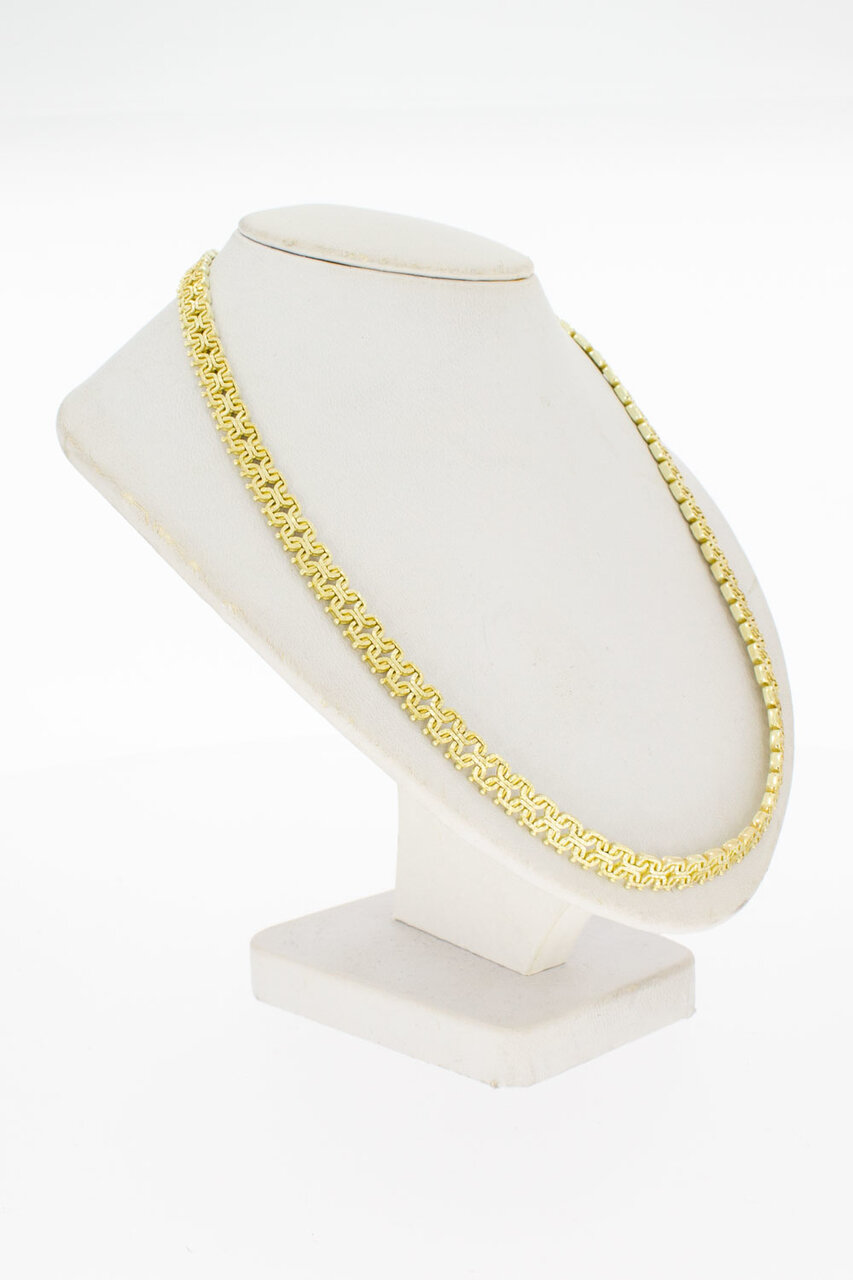 14 Karaat gouden gevlochten ketting - 46,6 cm