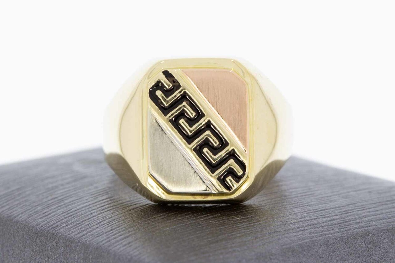 14 Karaat bicolor Statement ring - 20 mm