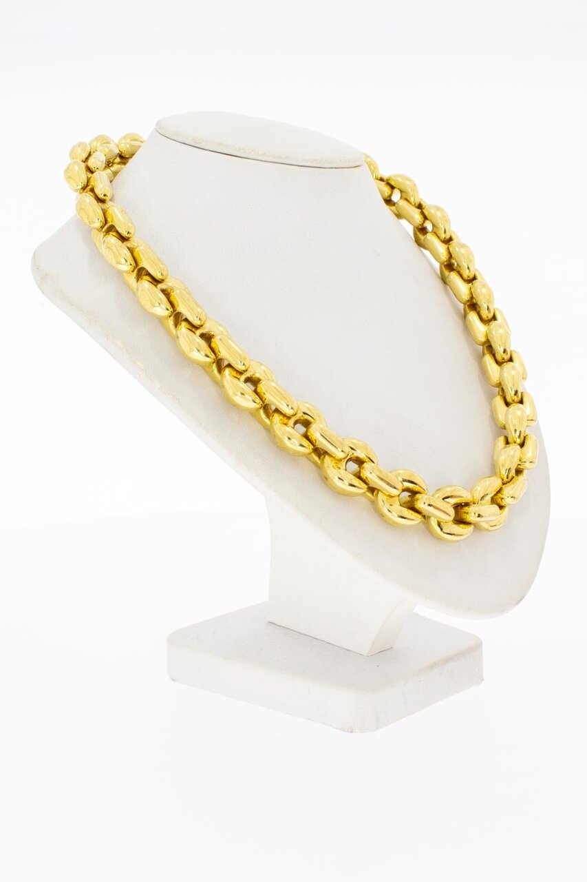 Anker herenketting 18 Karaat - 46 cm