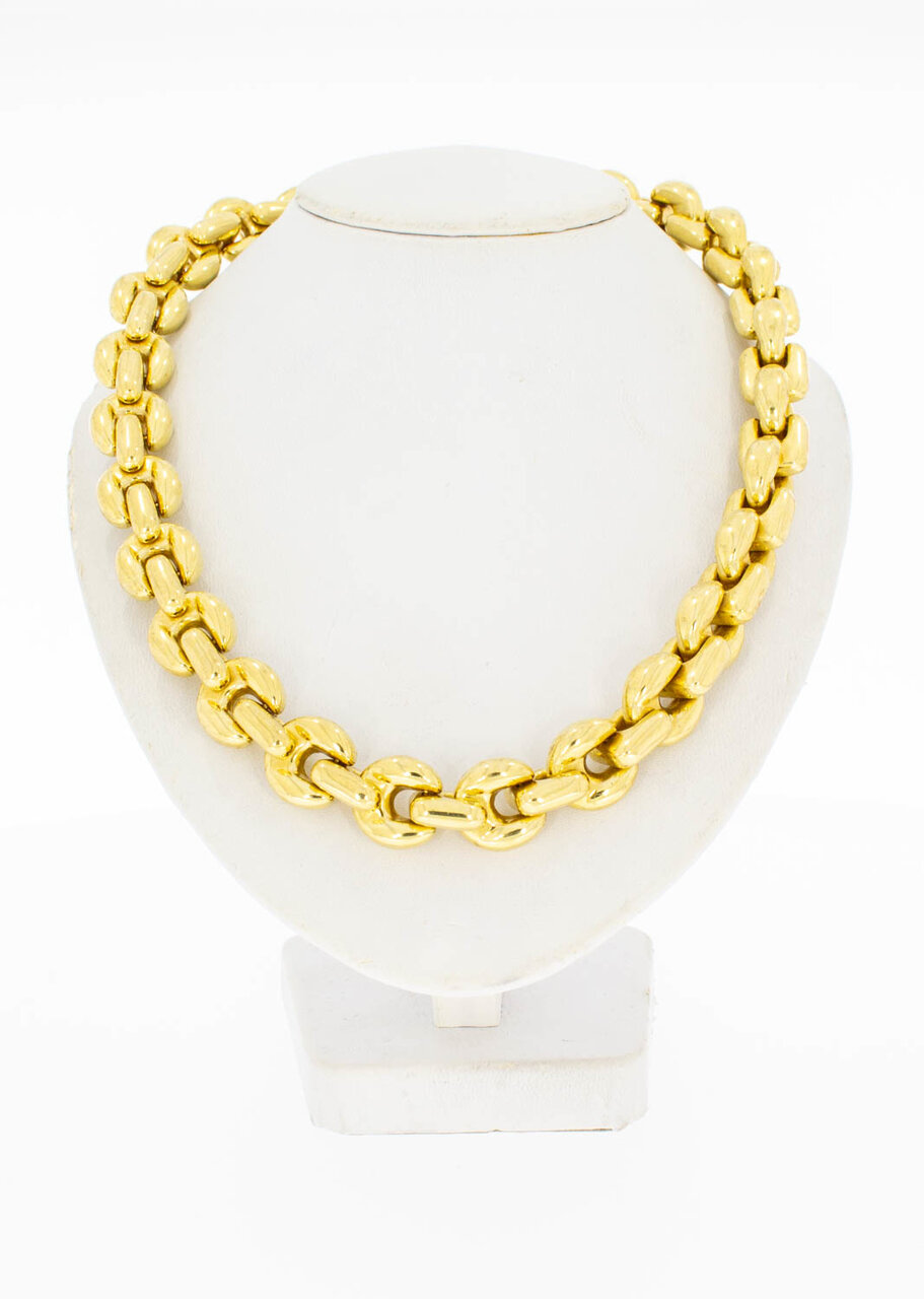 Anker herenketting 18 Karaat - 46 cm