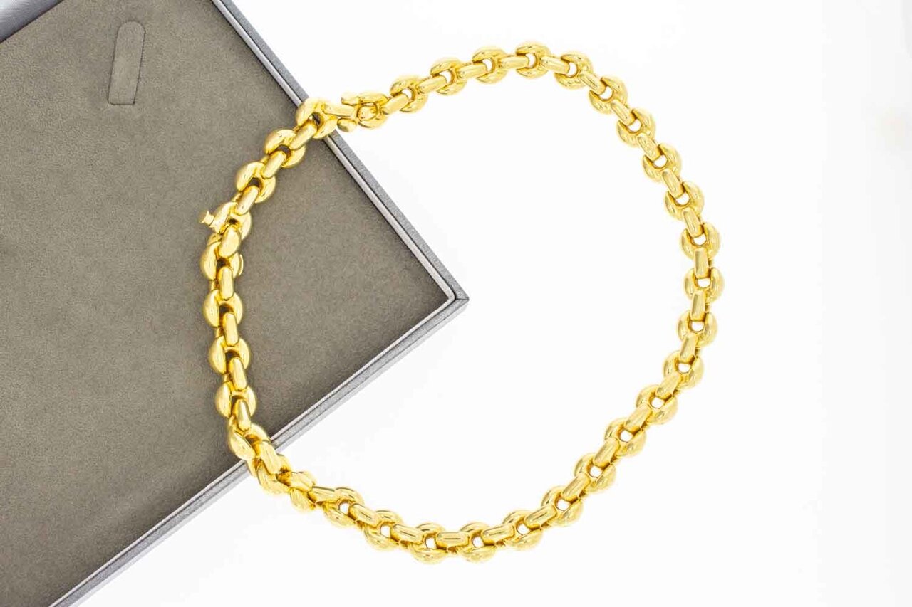 Anker herenketting 18 Karaat - 46 cm