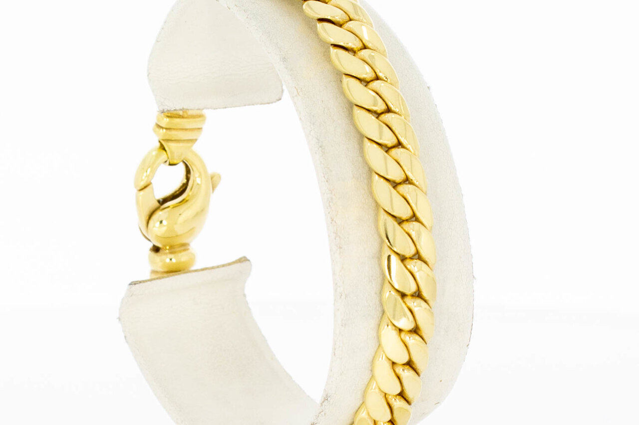 14 Karaat goud Gourmet armband - 19,6 cm