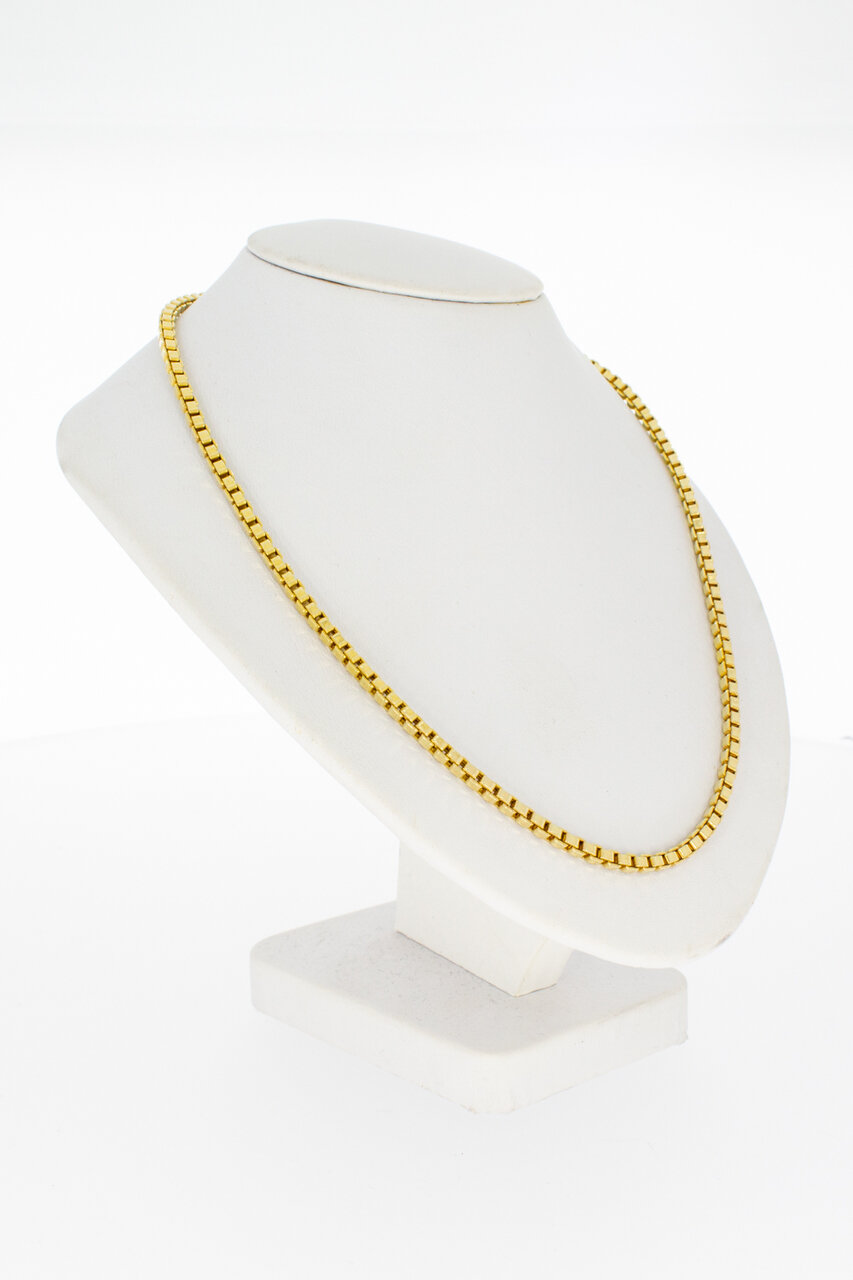 Venetiaanse ketting 14 karaat goud - 45 cm
