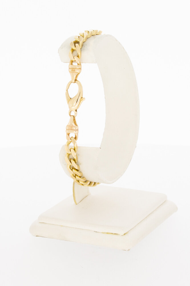 14 Karaat goud Gourmet armband - 20 cm