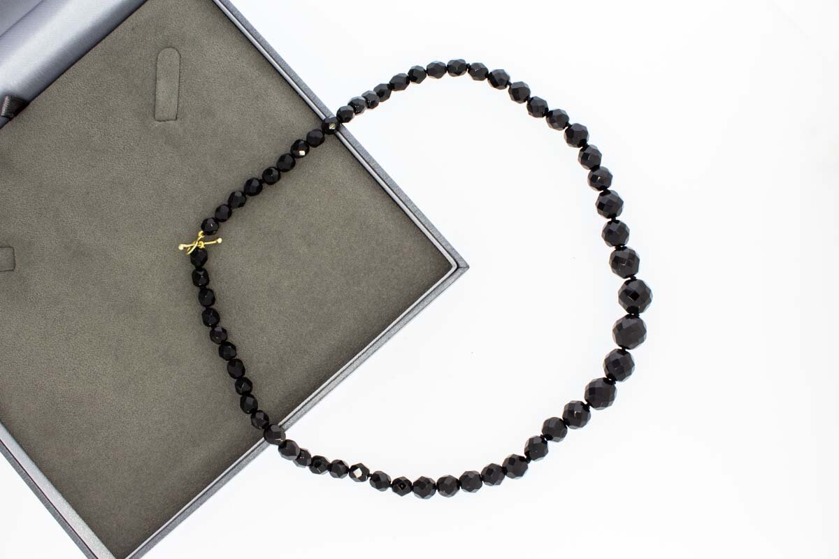 Vintage Gitten snoer 14 karaat - 51 cm