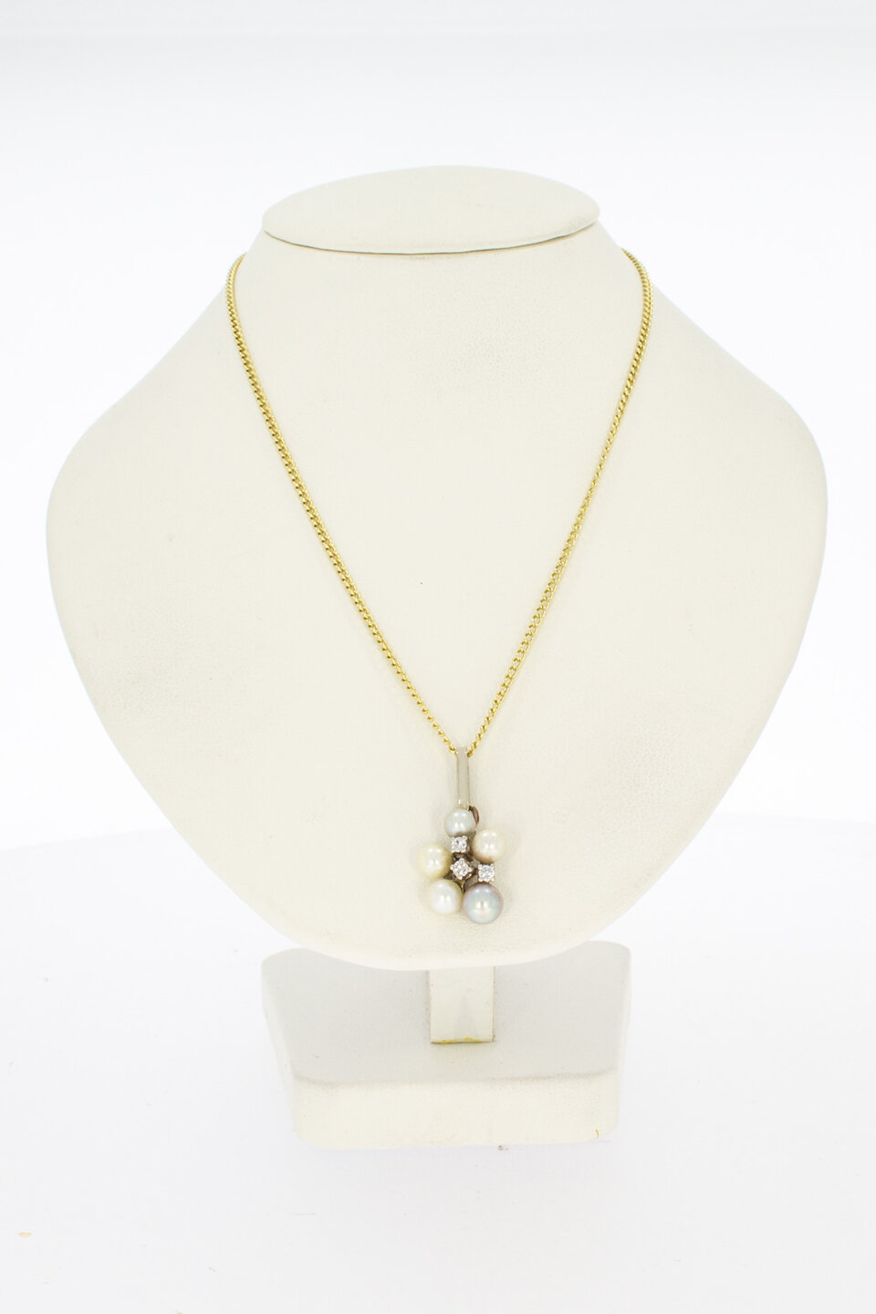 14 Karaat gouden Edelsteen kettinghanger