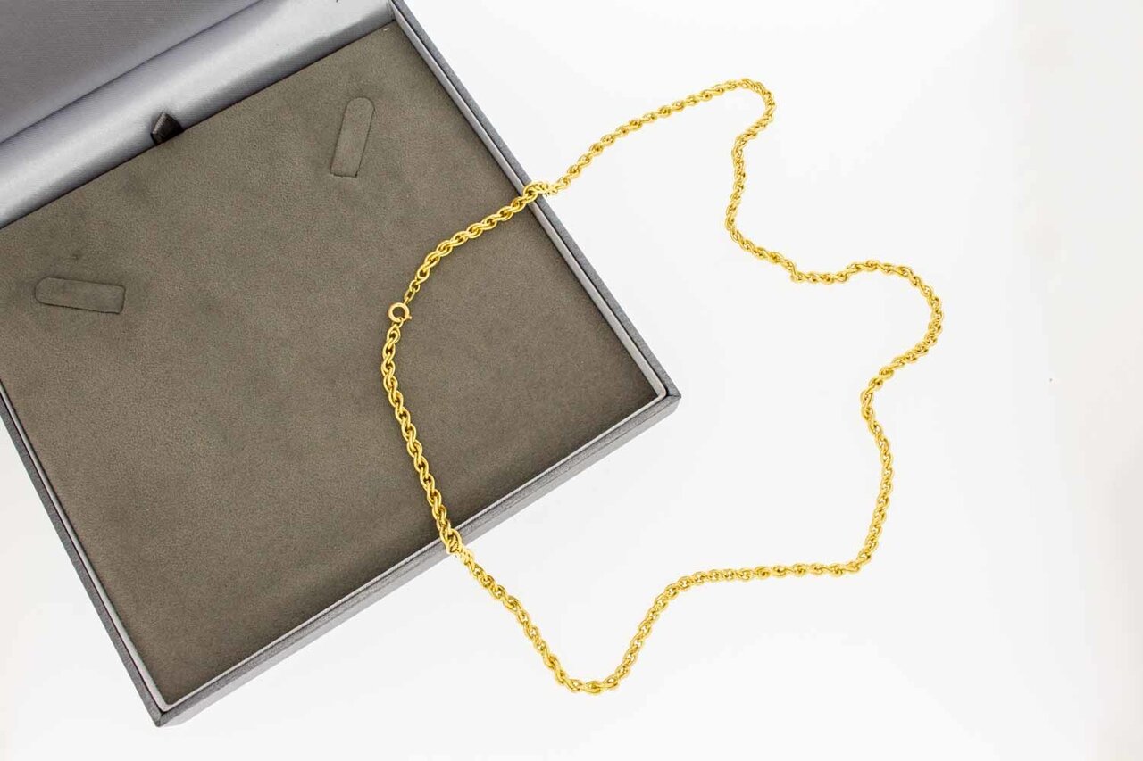 18 karaat gouden ropechain - 59,5 cm