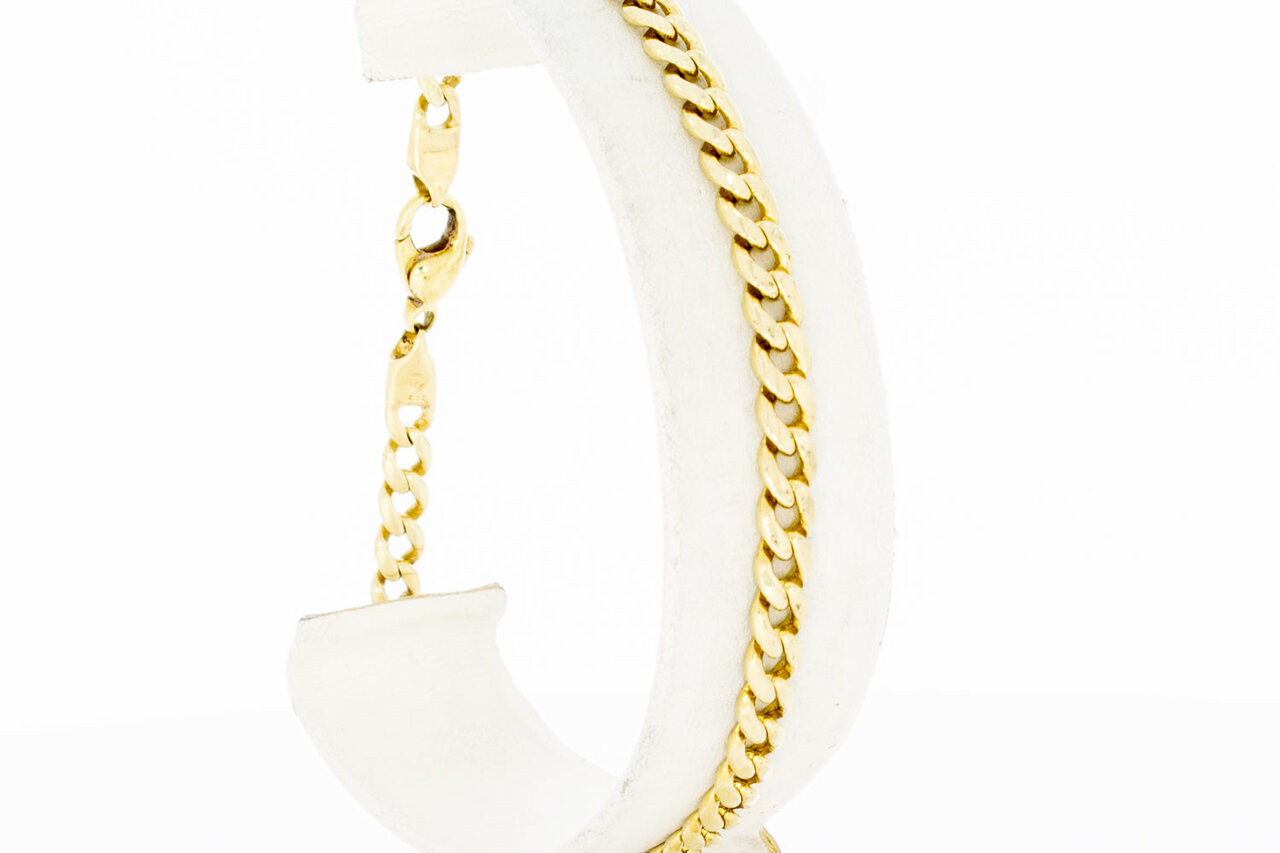 14 karaat goud Gourmet Armband - 21,7 cm