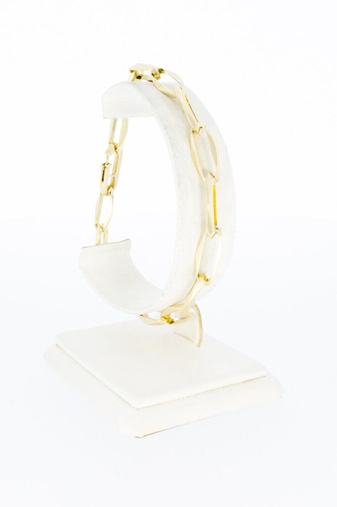 14 karaat Closed Forever schakelarmband - 22,1 cm