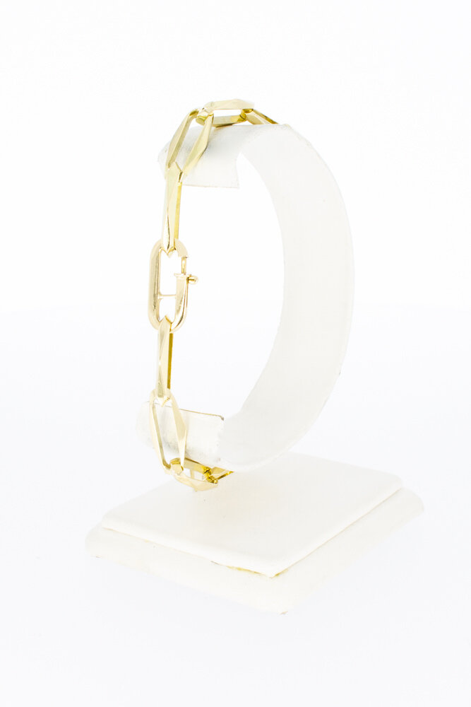 14 karaat Closed Forever schakelarmband - 22,1 cm