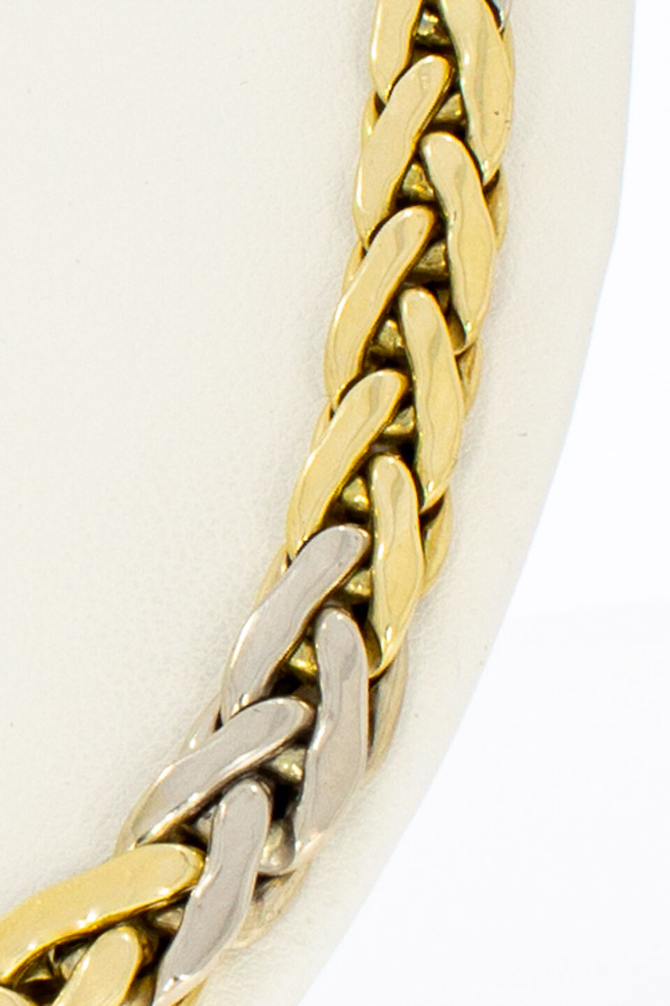 14 Karaat Vossenstaart ketting - 47,5 cm