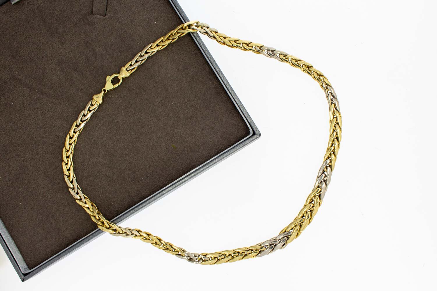 14 Karaat Vossenstaart ketting - 47,5 cm