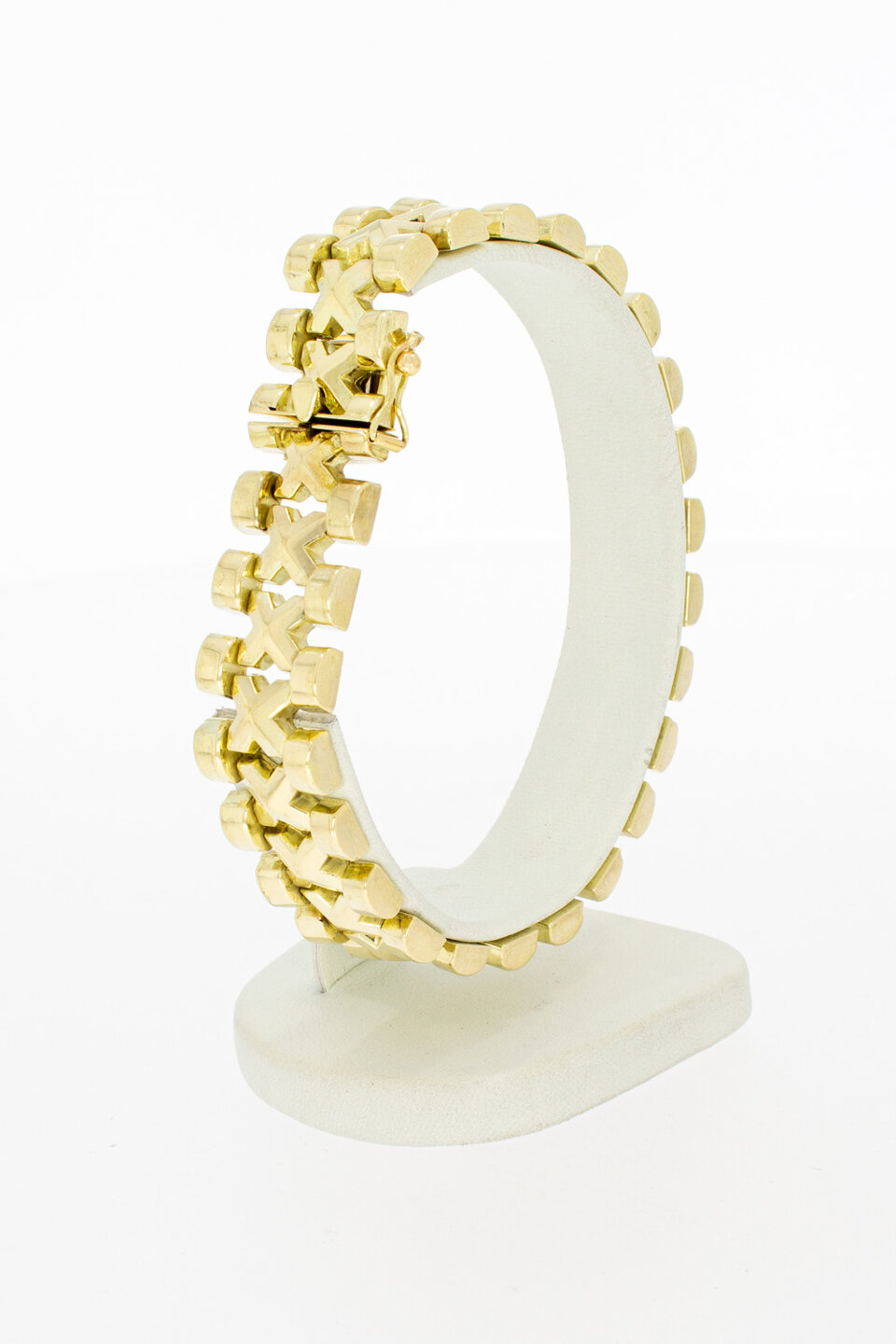 Retro 14 karaat goudenarmband - 20 cm