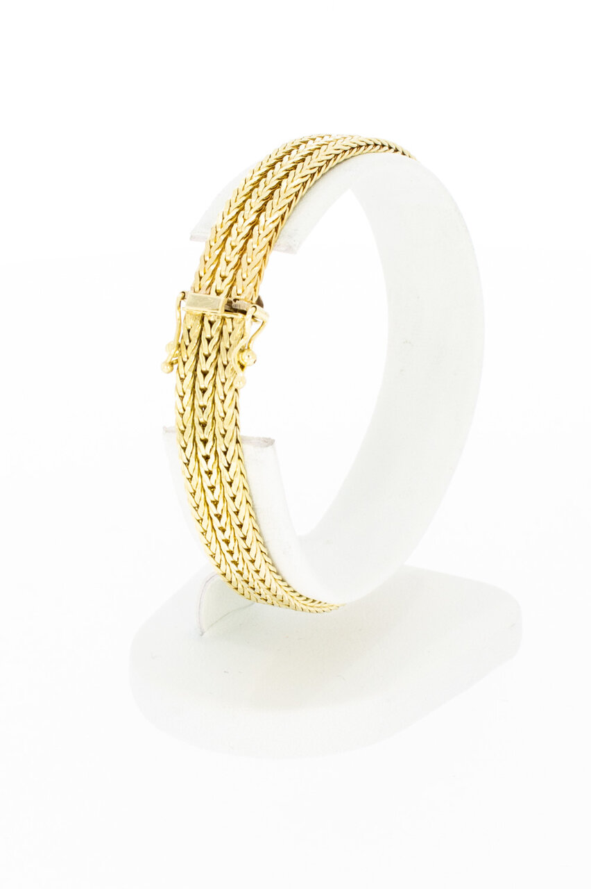 14 karaat goud Vintage armband - 18,5 cm