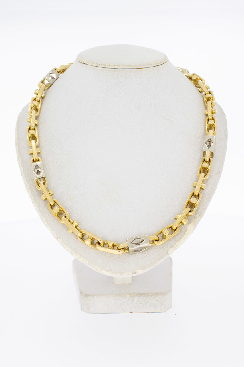 14 Karaat goud Monte Carlo ketting - 64 cm