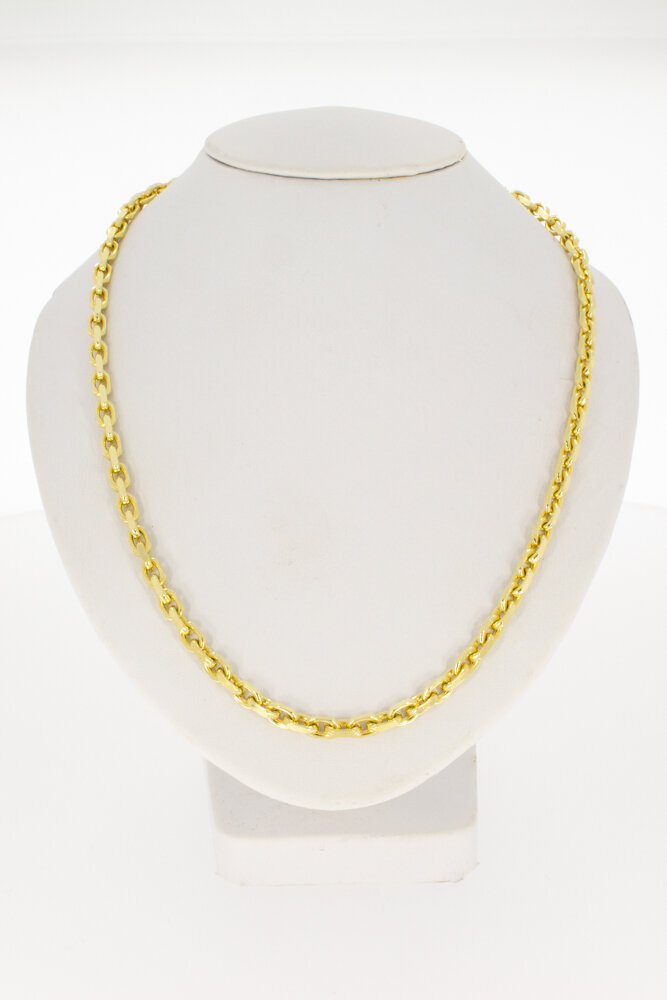 Anker ketting 14 karaat goud - 50 cm