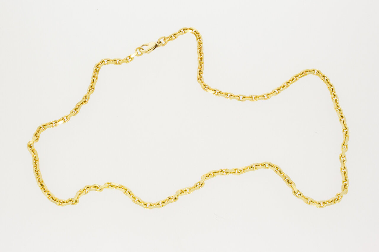 Anker ketting 14 karaat goud - 50 cm