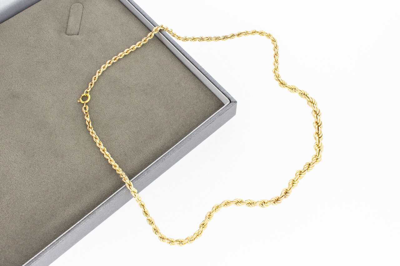 14 karaat goud Koordketting - 46 cm