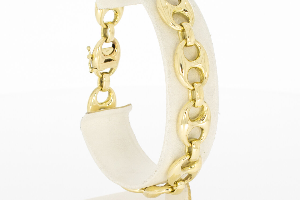 Anker armband 14 karaat  goud - 21 cm