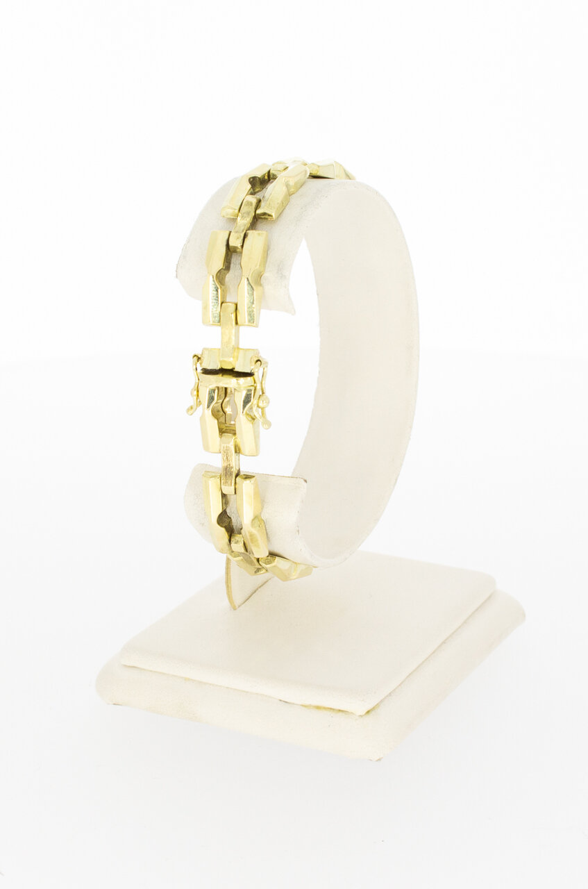 14 karaat gouden Staafjes armband - 18,7 mm