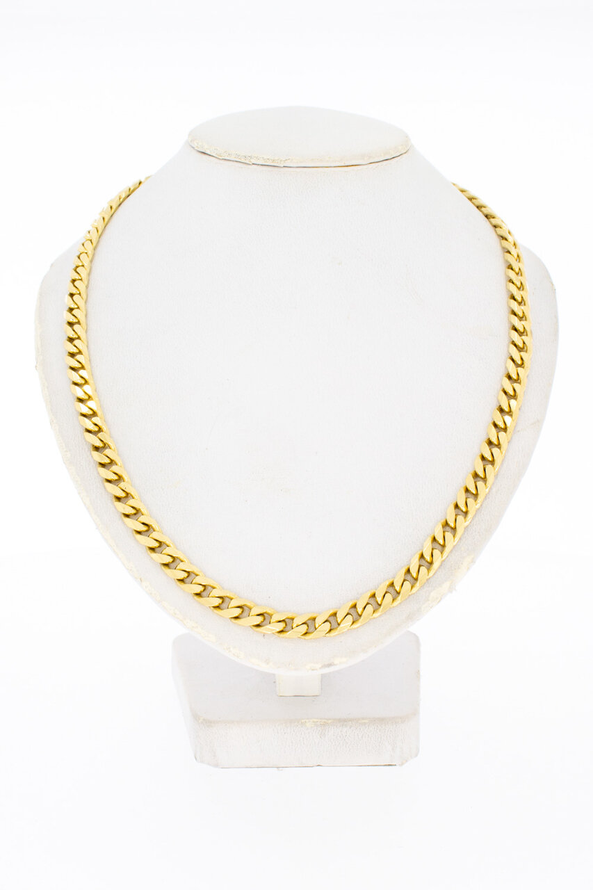 Gourmet- ketting 18 Karaat geelgoud - 44,5 cm