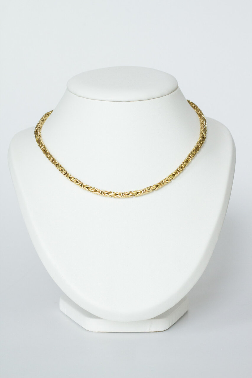 14 Karaat Byzantijnse Koningsketting- 45,5 cm