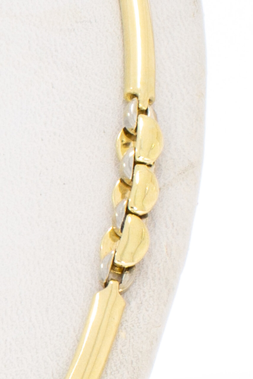 14 Karaat goud koffieboon Collier - 43 cm