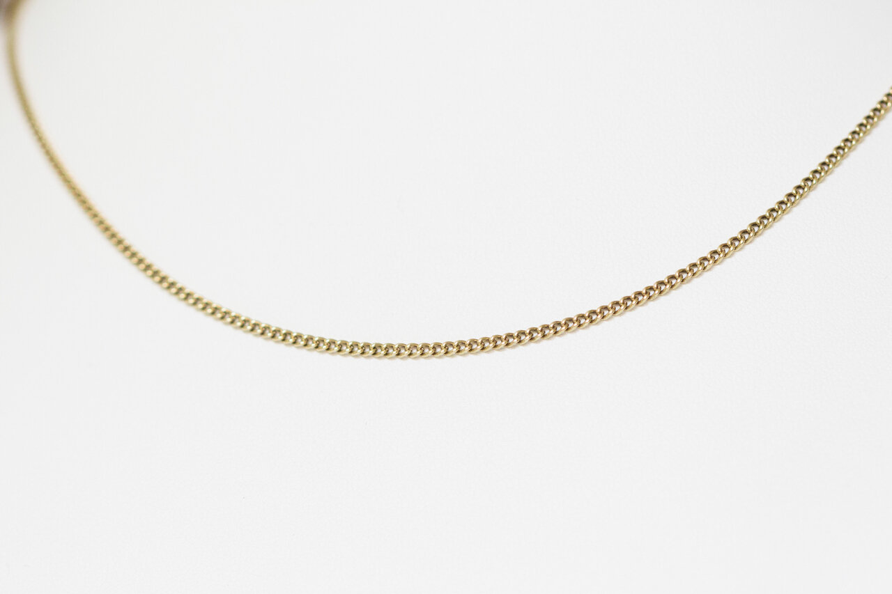 Gourmetketting 14 karaat geelgoud - 46,3 cm