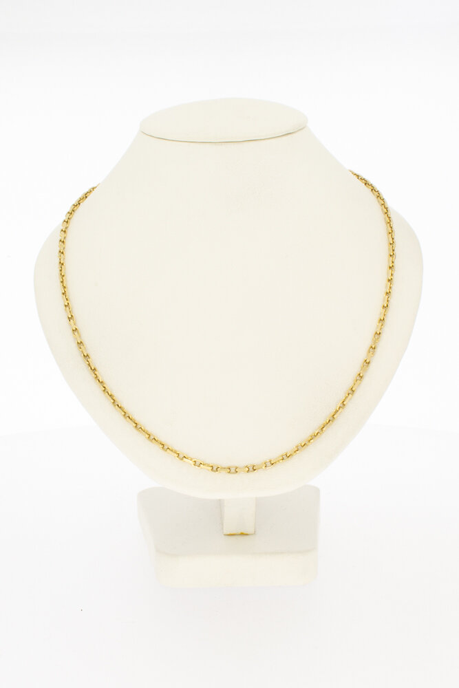 Ankerketting 14 karaat geelgoud - 56 cm