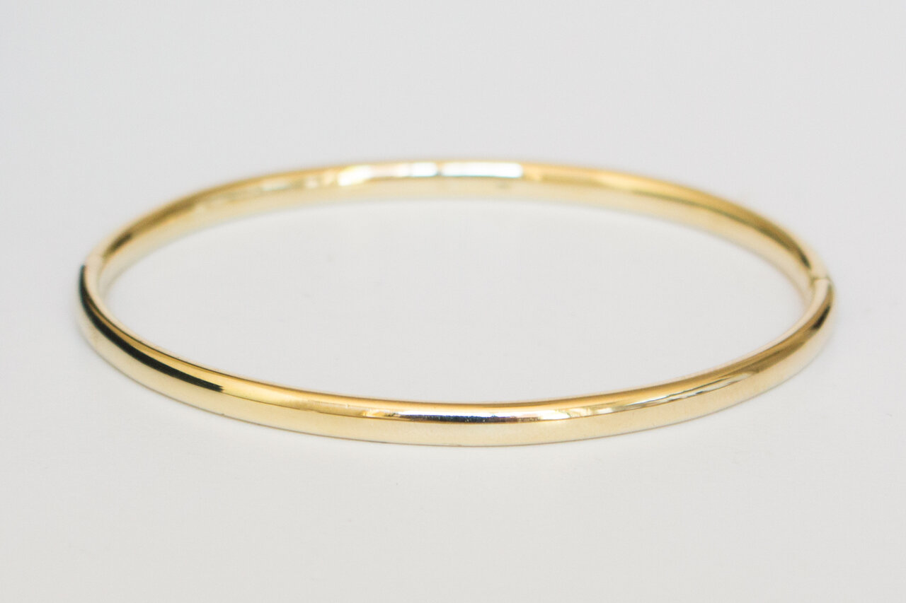 Slaven- armband 14 Karaat geel goud