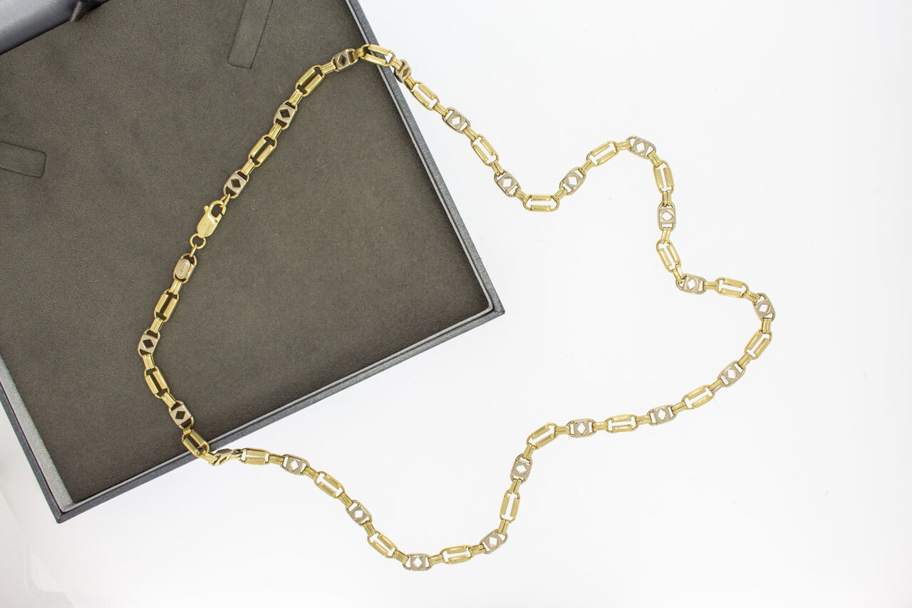 14 Karaat gouden Koningsketting - 62 cm