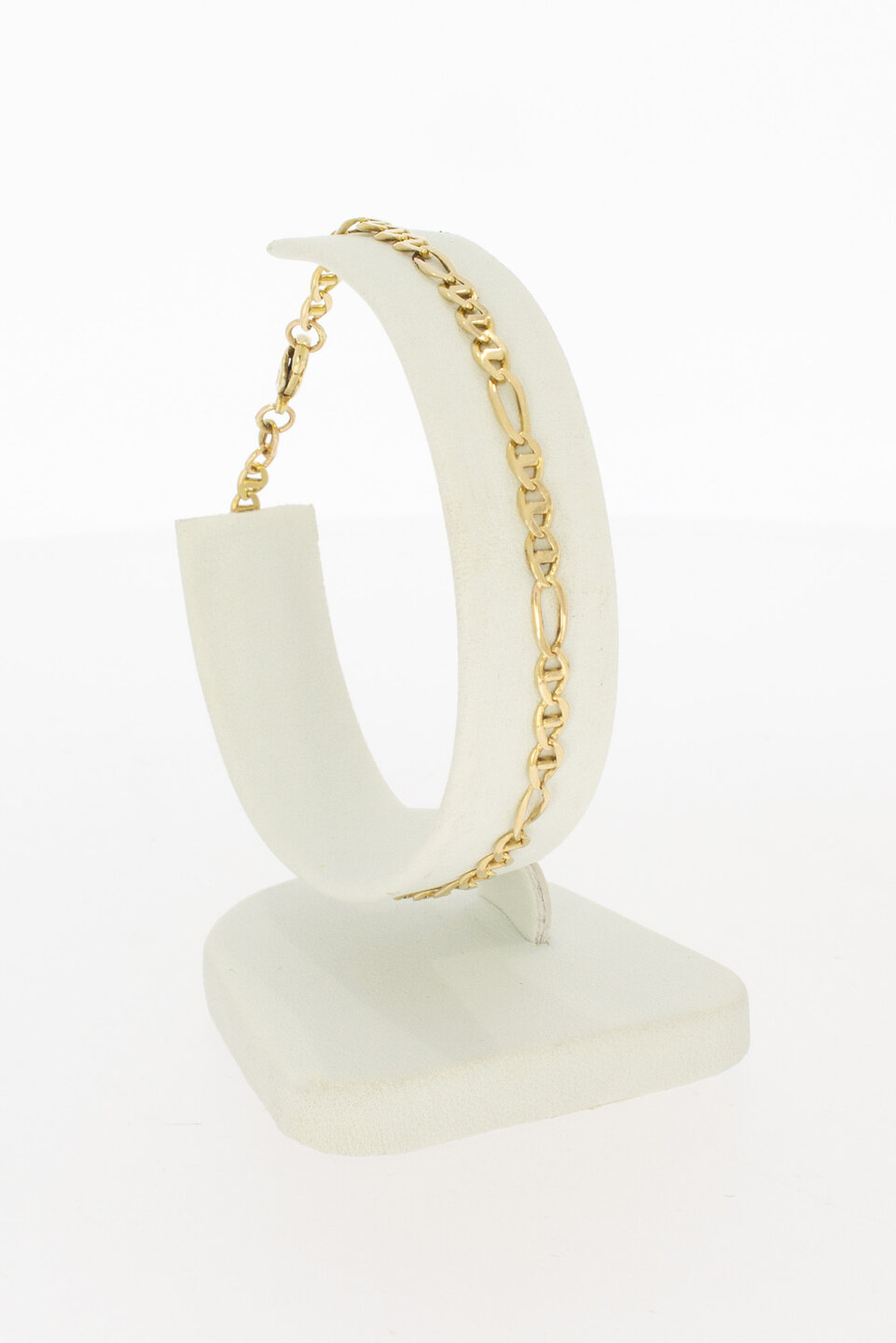 14 karaat anker armbandje - 19,5 cm
