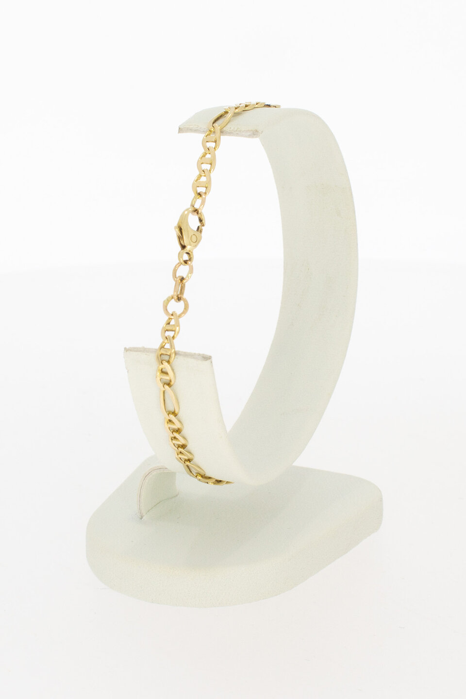 14 karaat anker armbandje - 19,5 cm