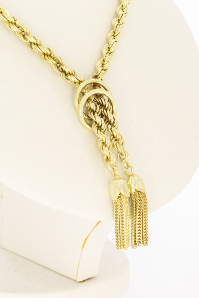 14 karaat gouden Koordketting - 48 cm