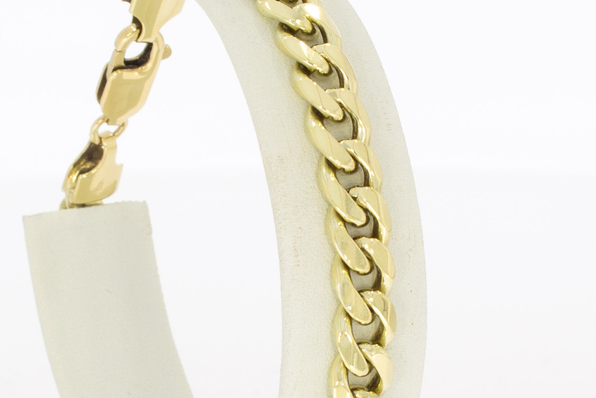 14 karaat goud Gourmet armband - 19,5 cm