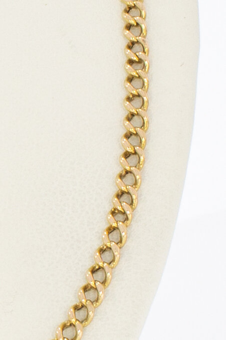 Gourmet- ketting 14 karaat goud - 53 cm