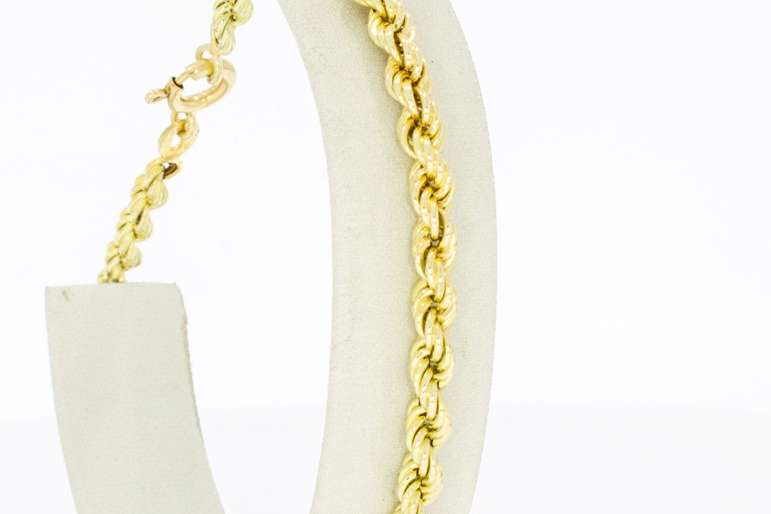 14 karaat gouden Koordarmband - 21,7 cm