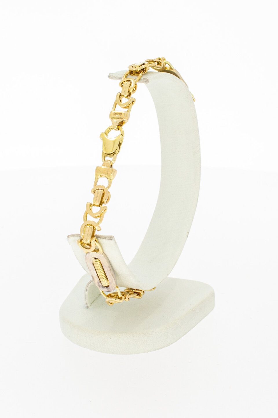 14 karaat Koningsarmband - 22 mm