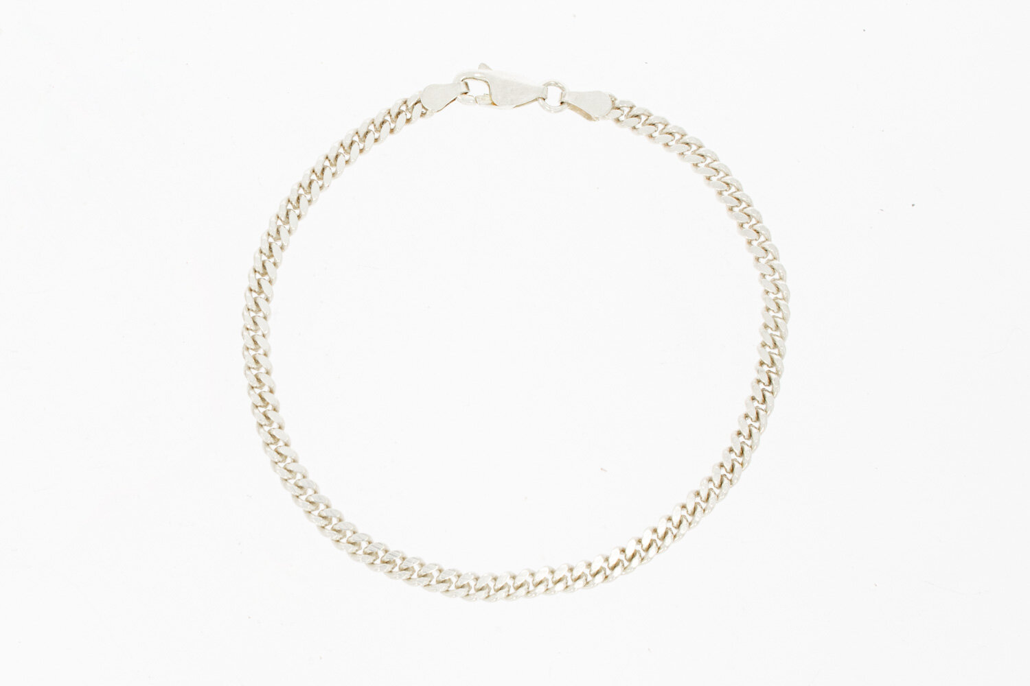 Zilveren (925) Gourmet armband - 20 cm