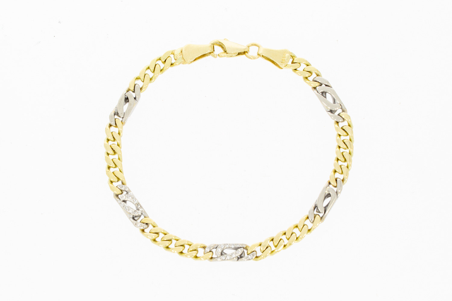 14 karaat Infinity Armband - 18,5 cm