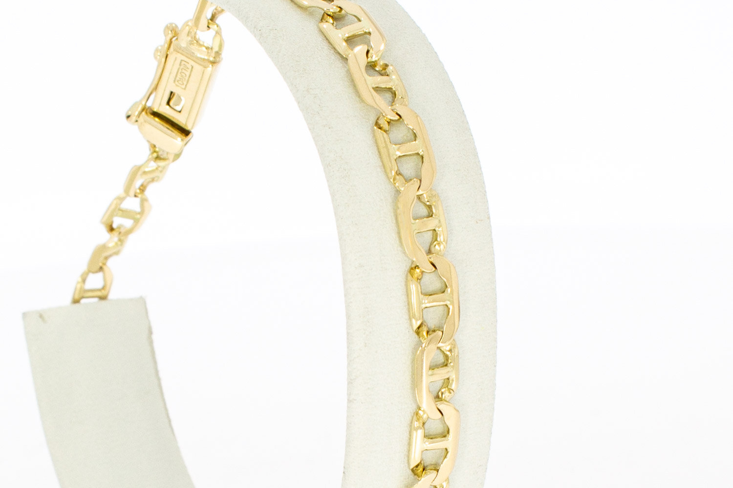 Ankerarmband 14 krt geelgoud - 21 cm