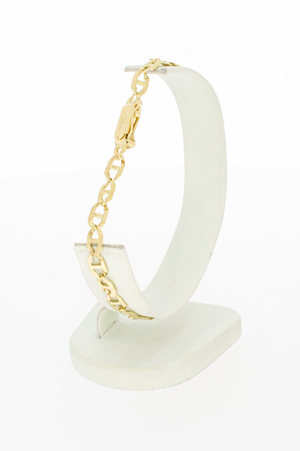 Ankerarmband 14 krt geelgoud - 21 cm