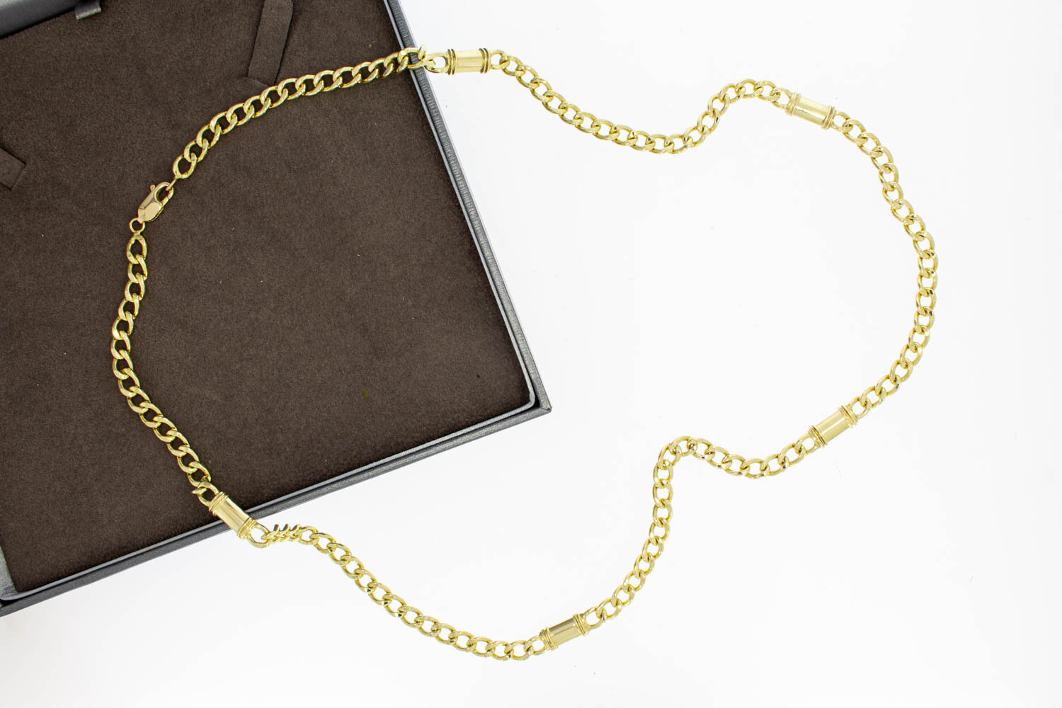 Gourmet ketting 14 karaat - 65,7 cm