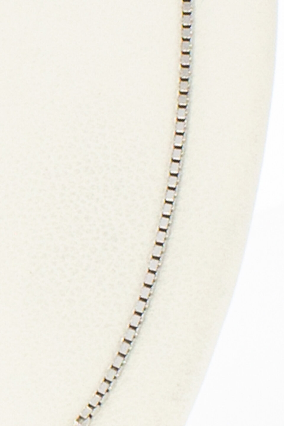 Venetiaanse witgouden ketting 18 karaat - 75,8 cm