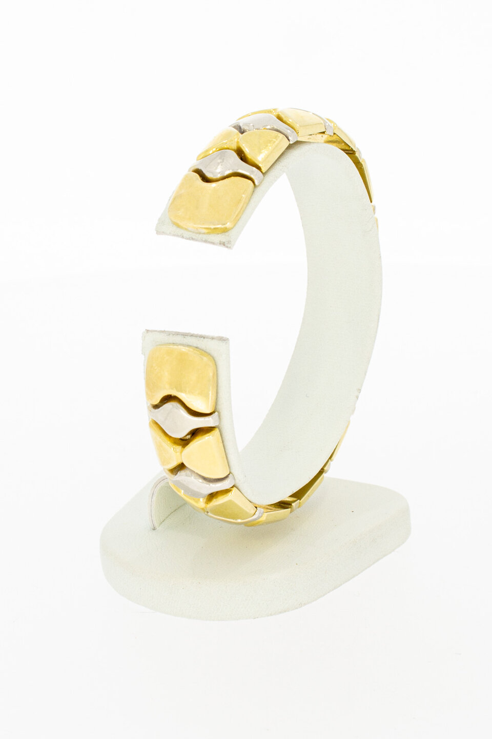 14 karaat gouden Clip Saffier armband