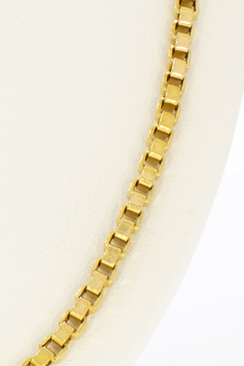 Venetiaanse ketting 18 karaat goud - 76,8 cm