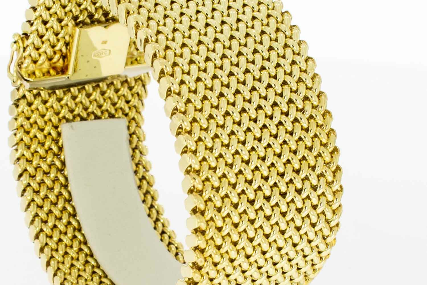 14 Karaat gouden Retro armband - 19,5 cm