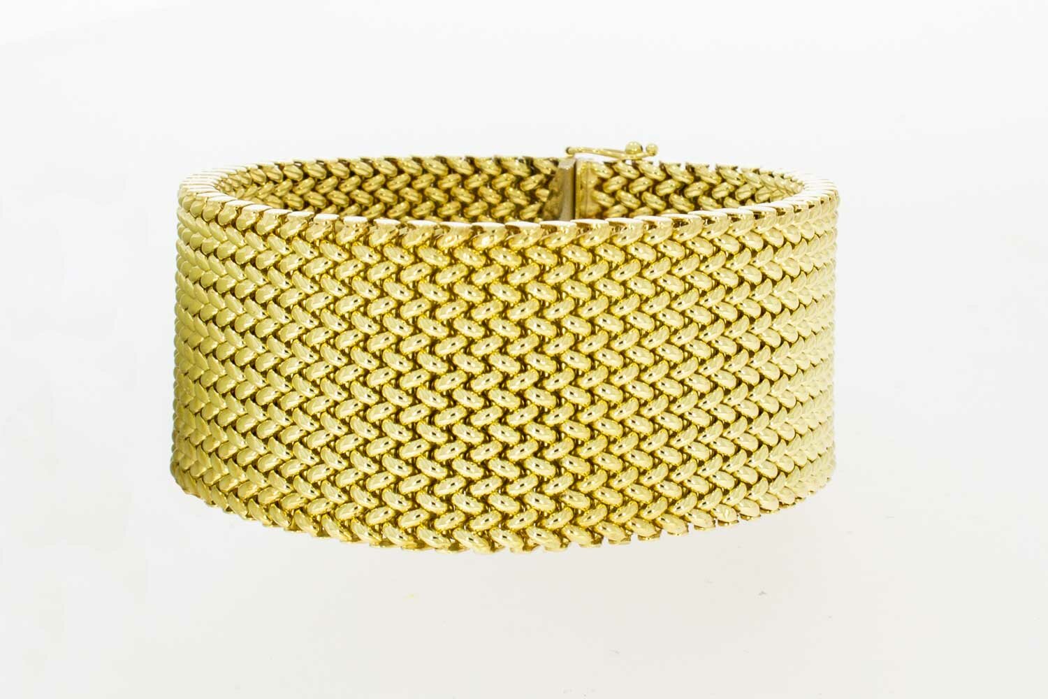 14 Karaat gouden Retro armband - 19,5 cm