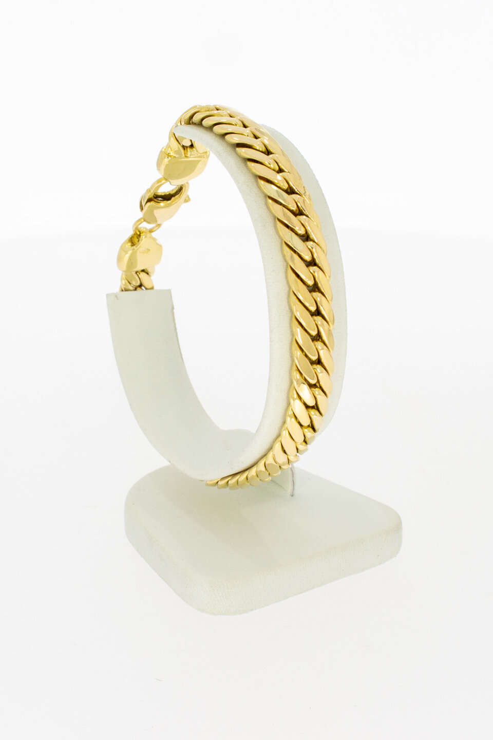 Gourmet armband 18 karaat  - 21,5 cm